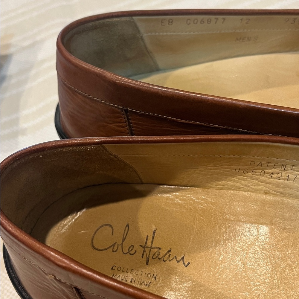 Cole Haan Cognac Leather Loafer size 12M - Picture 5 of 9